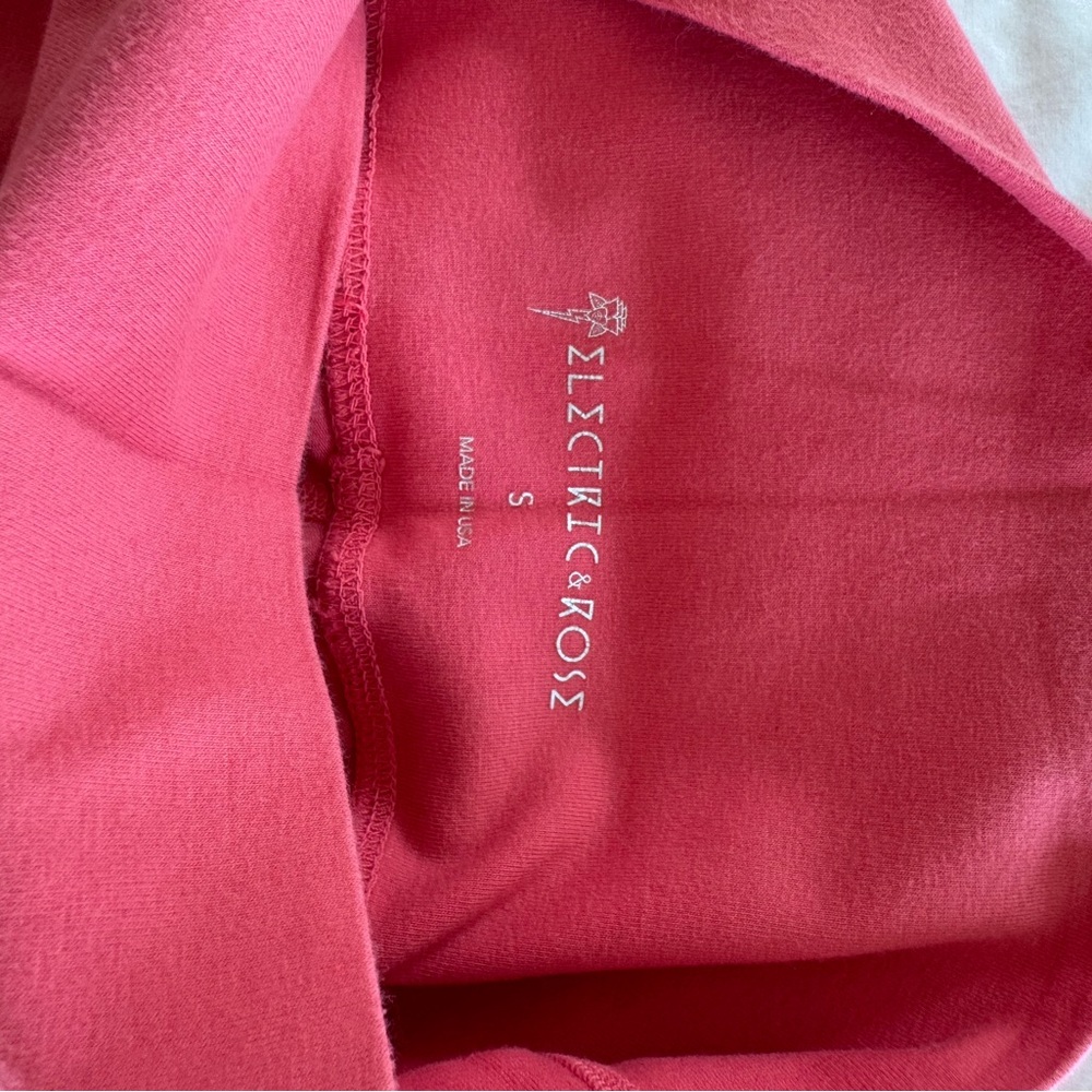 Electric & Rose Pink Tie-Dye Leggings - Seamless Active Bottoms and Tank/Bra - Picture 4 of 4